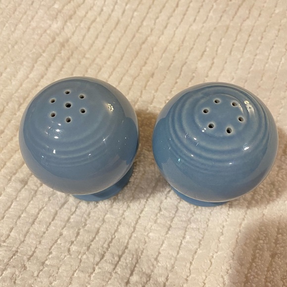 Fiestaware Dining Fiesta Vintage Periwinkle Blue Salt And Pepper